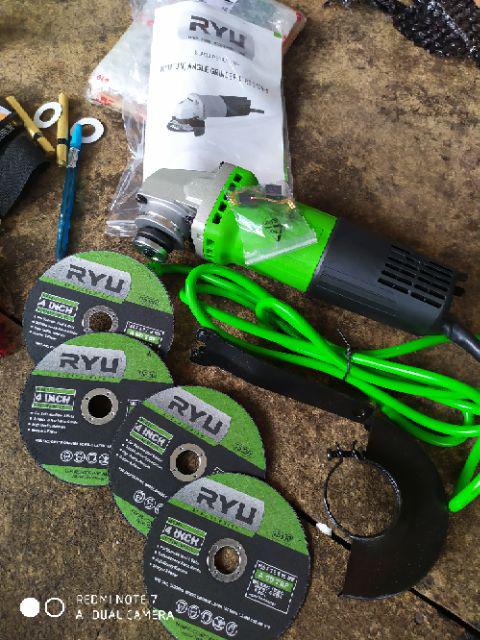 Ryu Rsg100-3 Mesin Gerinda Tangan Angle Grinder