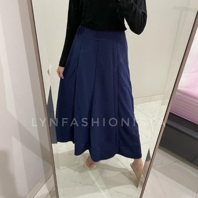 LYNFASHIONISTA-ROK PANJANG WANITA MUSLIM BAHAN WEDGES TEBAL MURAH/888