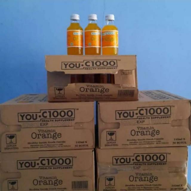 You c 1000 Orange 1 dus isi @30 botol