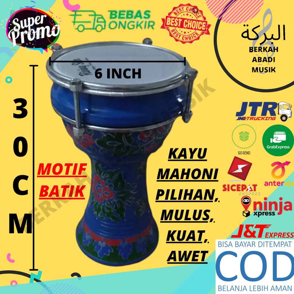 DARBUKA BATIK DARBUKA ANAK ANAK MURAH DUMBUK ANAK DARBUKA 6IN DARBUKA ANAK 6 INCH DUMBUK 6IN DARBUKA