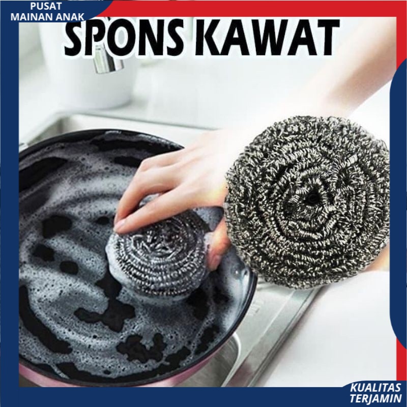 Sabut Stainless spoon spun Dapur sink - tempat sabun kawat Sikat Besi untuk Perabot Rumah Best Quality