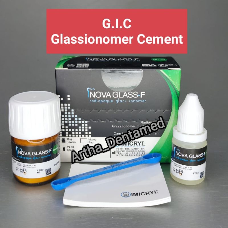 GIC GLASS IONOMER FILLING CEMENT NOVA GLASS-F IMICRYL