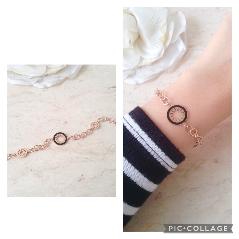 Gelang rantai bulat titanium