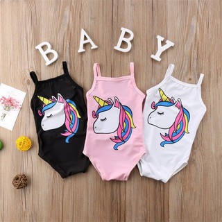 SL Baju  Renang  Bayi  Perempuan One Piece Motif Kartun 22883 