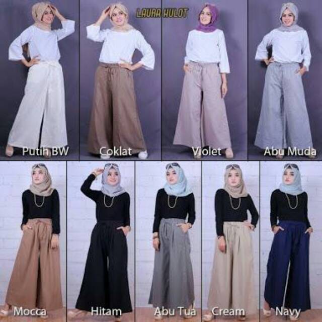 CELANA KULOT PANJANG LINEN BIG SIZE