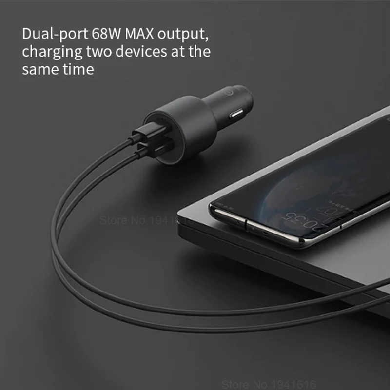 Mi Car Charger 1A1C Dual USB-C / USB-A 100W - Charger Mobil