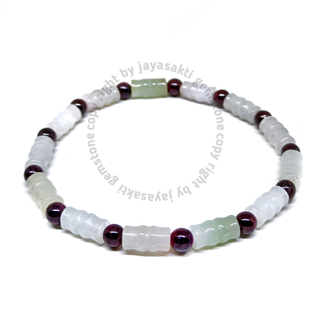 Gelang Akik Natural Jade It Jade Giok Burma