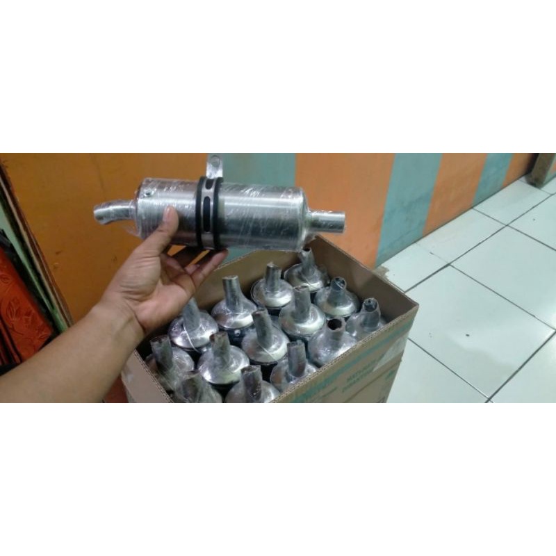 silencer/peredam suara knalpot motor mini trail/gp/atv 2tak 50cc