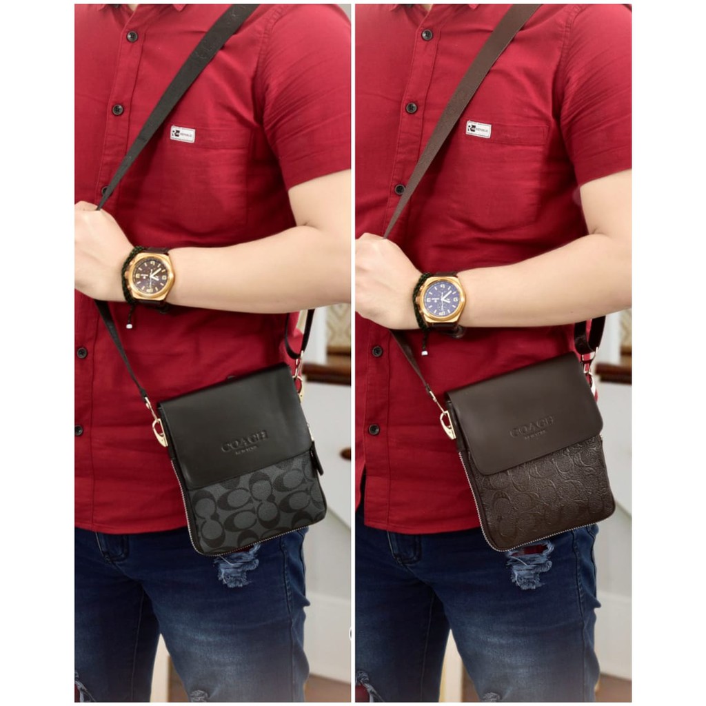 Tas Selempang Pria | Tas Selempang Coach | Slingbag Coach Pria