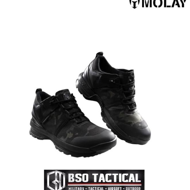 Sepatu Tactical Molay Jaeger Outdoor Tactical Shoes Low Camouflage