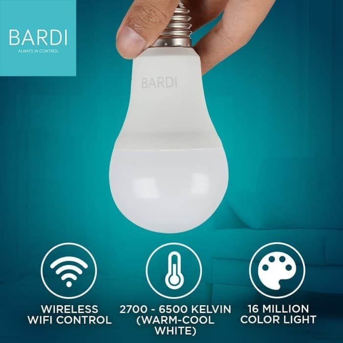 BARDI Smart LIGHT BULB RGB+WW 12W Wifi Wireless IoT - Home Automation