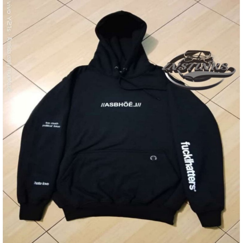 Asbhoel COD Sweater Hoodie Premium Pria/Wanita Terbaru Termurah Terlaris Kualitas Distro Original St