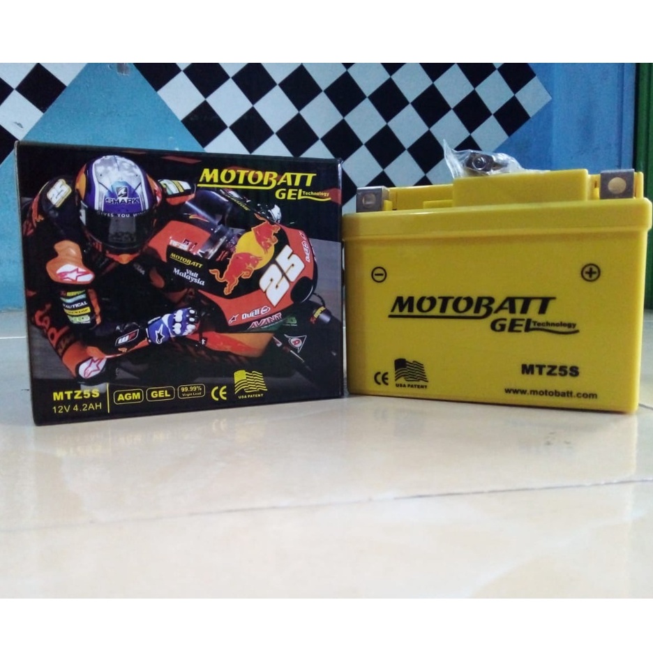 Jual aki motor MX KING 135 cc MOTOBATT MTZ5S ORIGINAL GS YUASA | Shopee