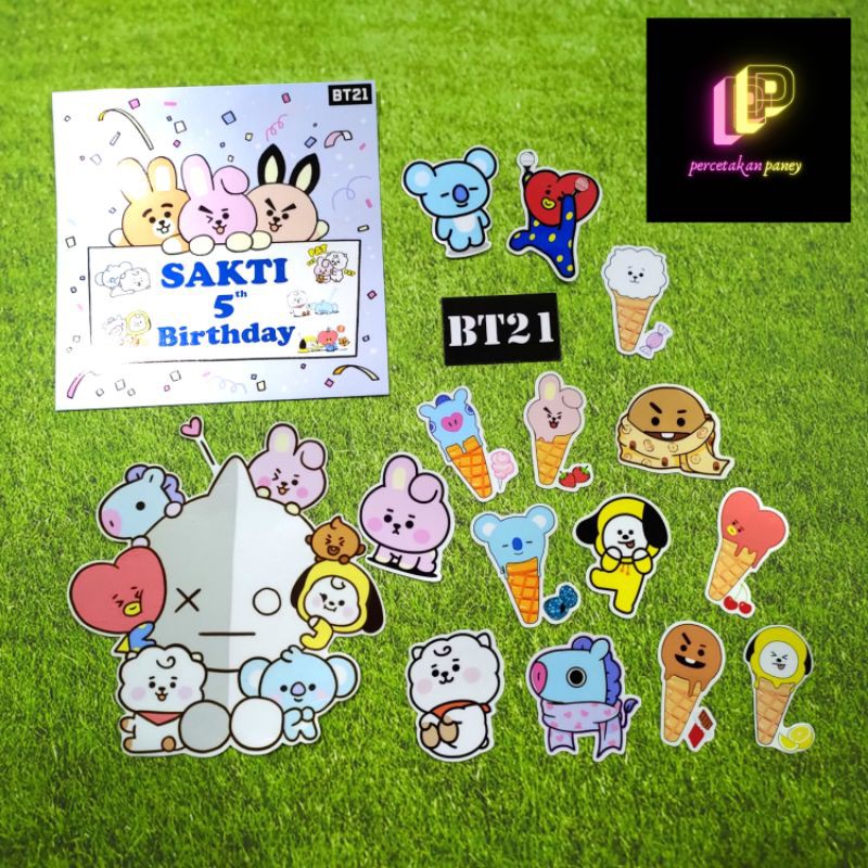 

stiker bts stiker bts21 topper bts BACA DESKRIPSI