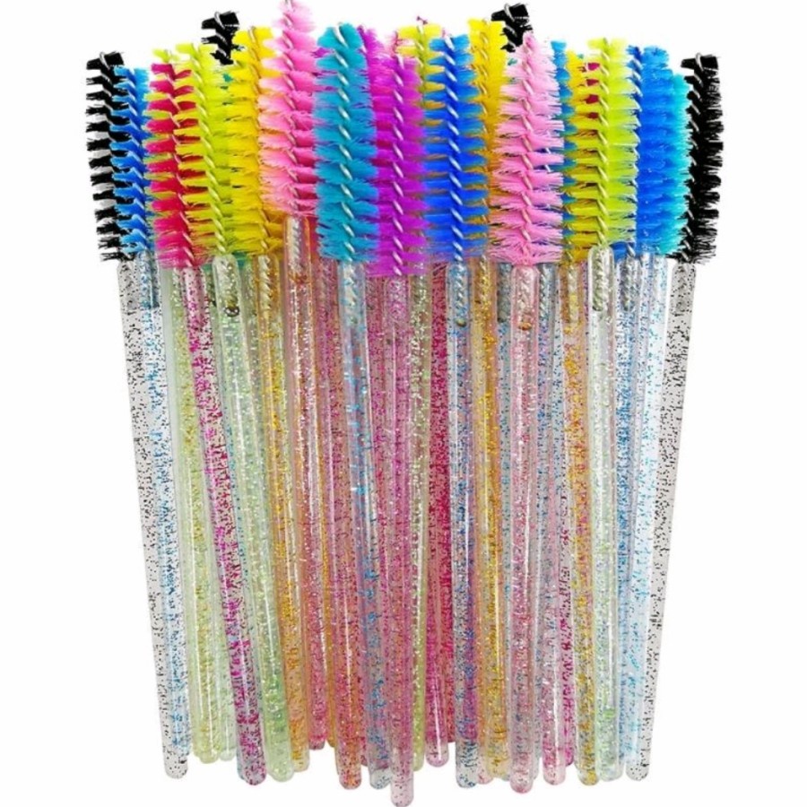 MASCARA WAND GLITER  50 PCS/ BRUSH BULU MATA GLITTER