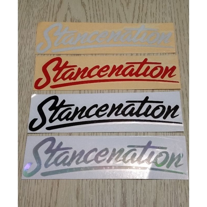 STICKER STANCENATION CUTTING