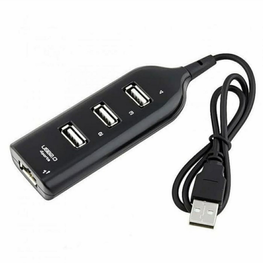 USB HUB 4 PORT PANJANG KABEL 40CM - USB HUB 4 PORT 2.0 BERKULITAS - BC