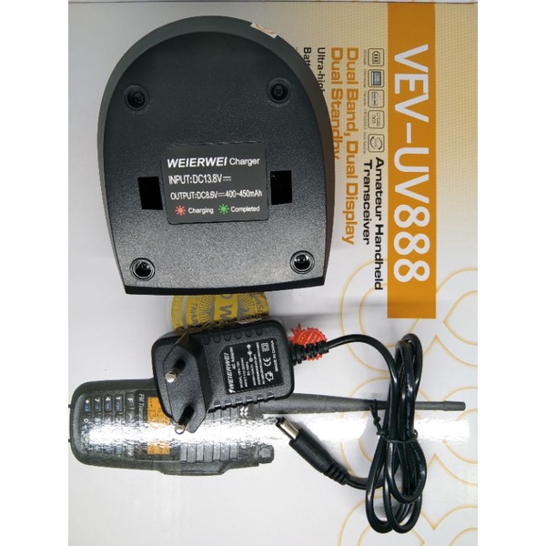 Charger Ht weierwei uv 888 original murah