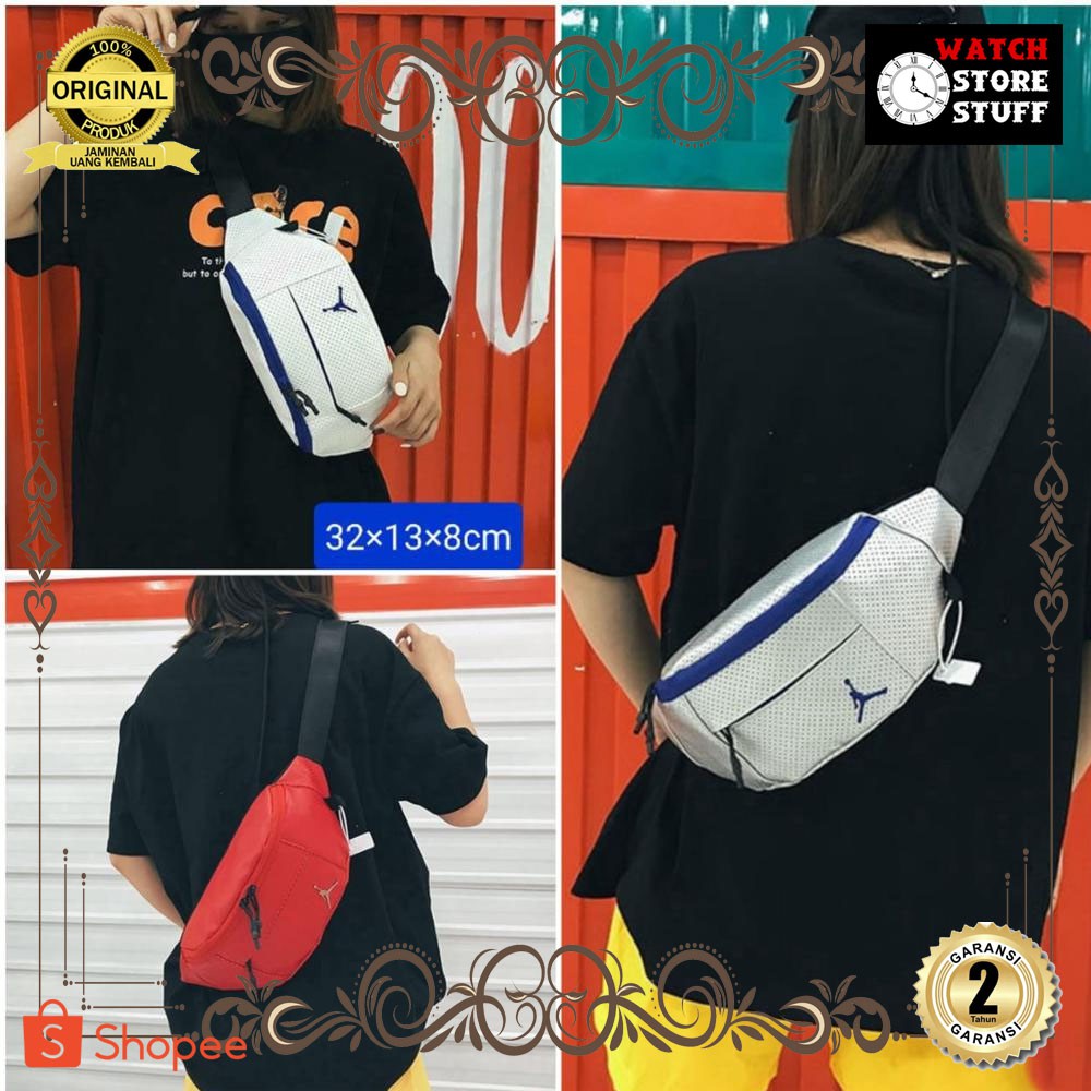 [TAS PRIA NIKE ORIGINAL FO] TAS PRIA NIKE WAIST BAG AIR JORDAN ORIGINAL