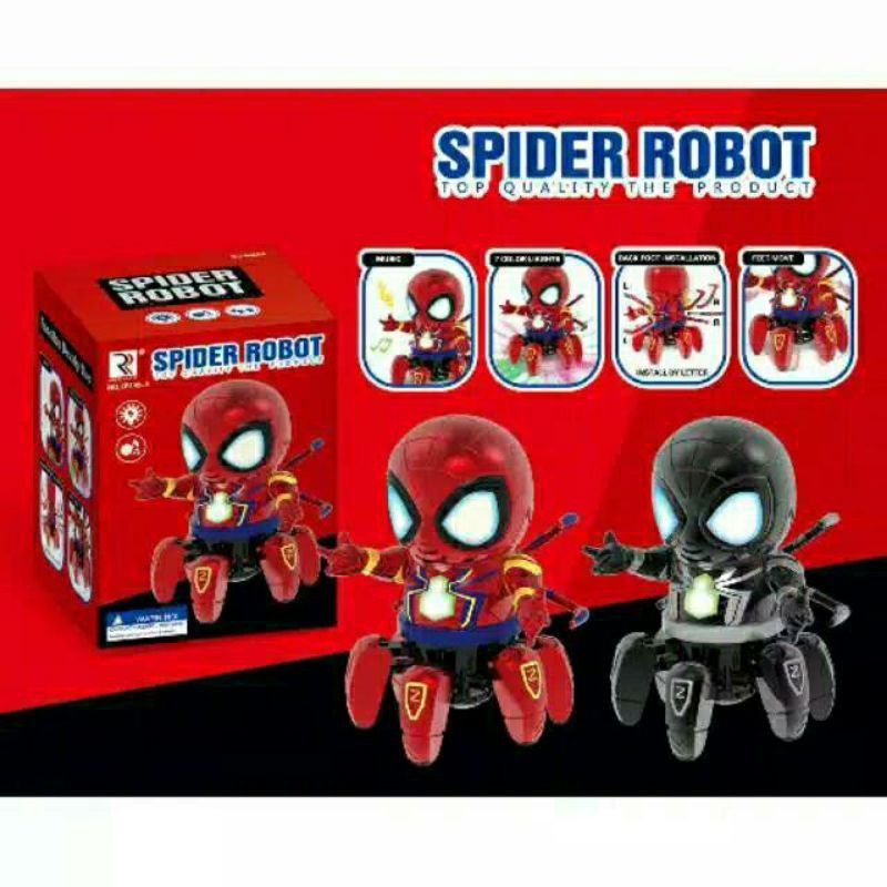 robot spiderman besar remot