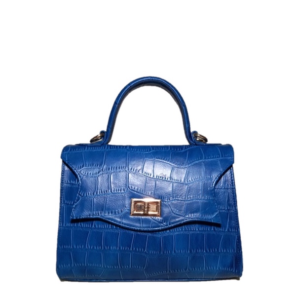 Tessa bag kulit croco sapi asli