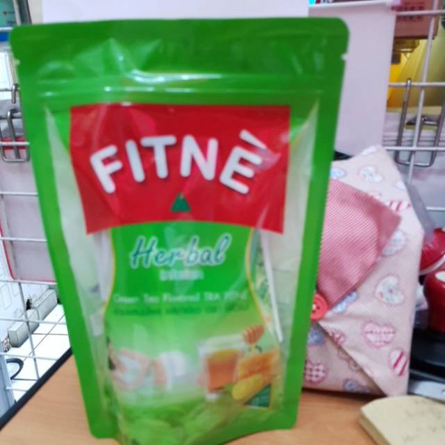 

teh pelangsing fitne green tea