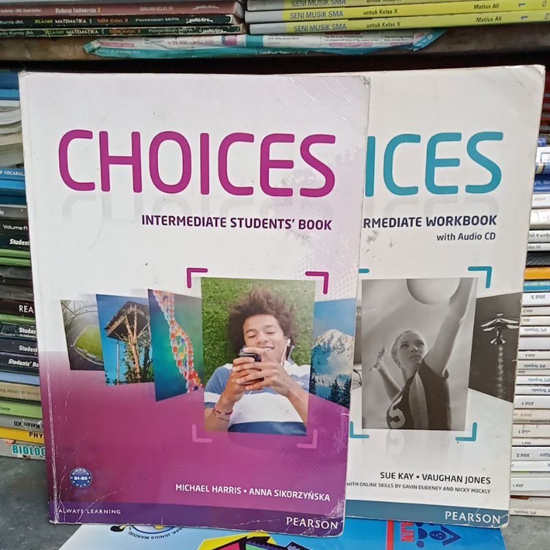 buku choice intermediate stand book dan intermediet work B1 B2