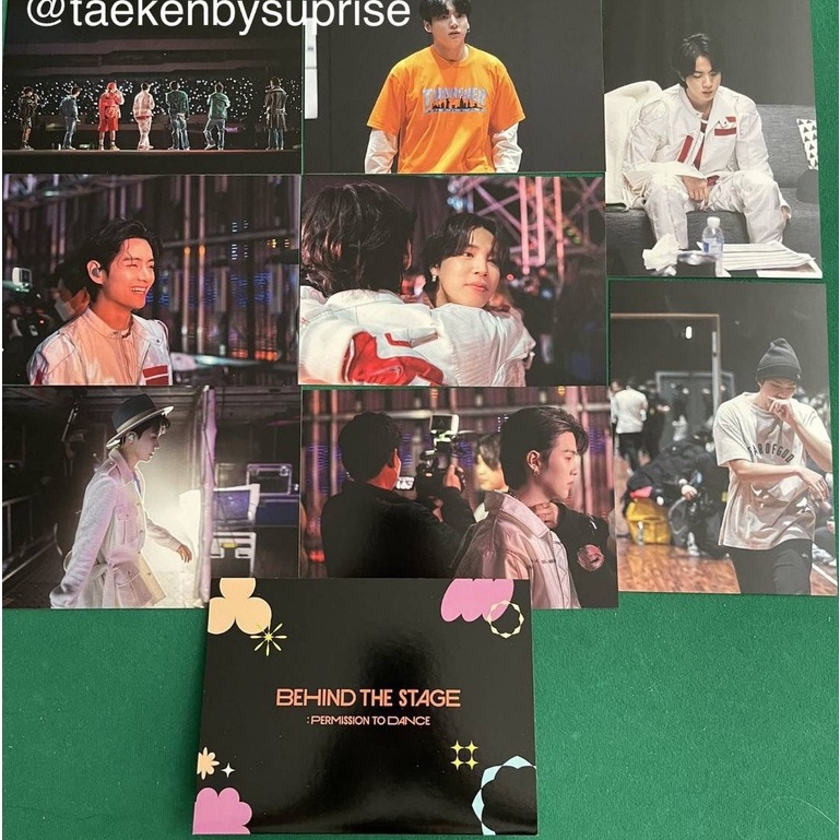 [‼️LIMITED STOCK] SHARING BTS POSTCARD POP UP PERMISSION TO DANCE LAS VEGAS