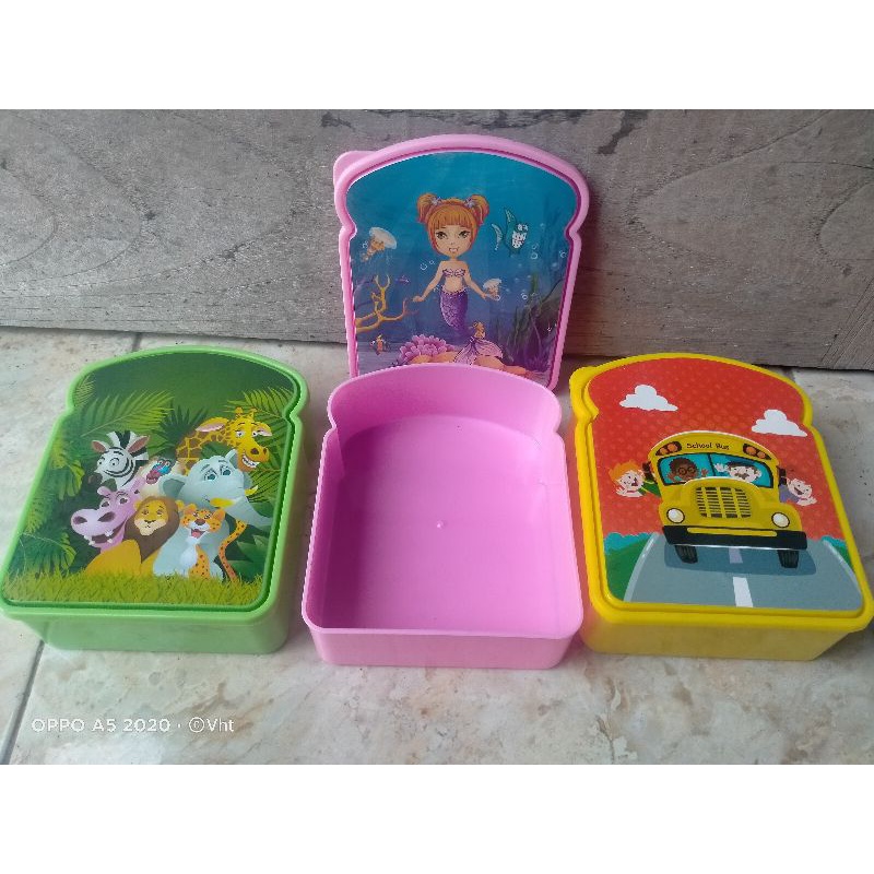 LEPAK BEKAL MAKAN/WADAH BEKAL MAKAN ANAK