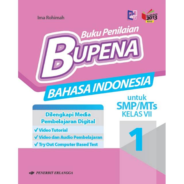 Bupena Bahasa Indonesia Smp Kls Vii K13n Shopee Indonesia