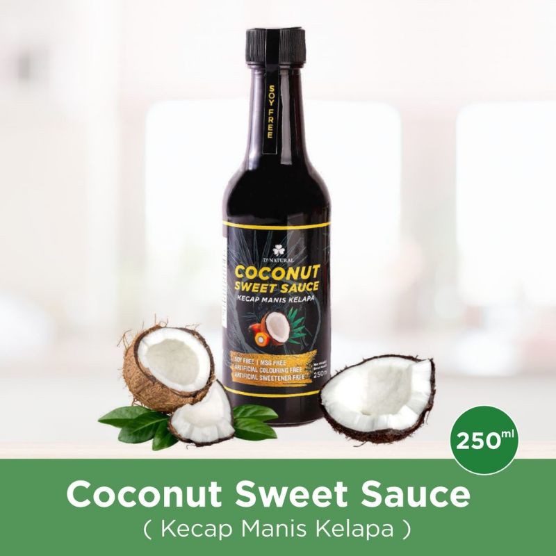 

COCONUT SWEET SAUCE 250ML - KECAP MANIS KELAPA Soy Free, Sehat, VEGAN, No MSG