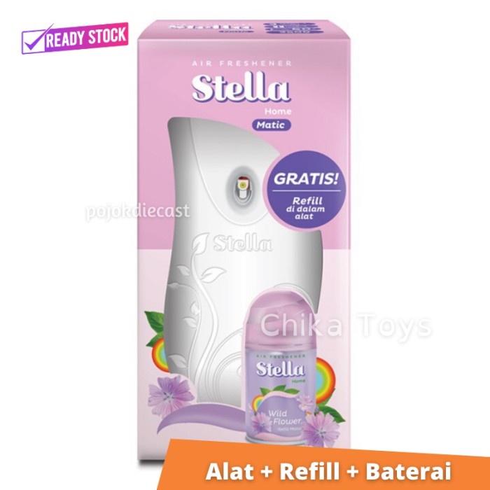 Stella Matic Dispenser / Alat Pengharum Ruangan Otomatis Termasuk