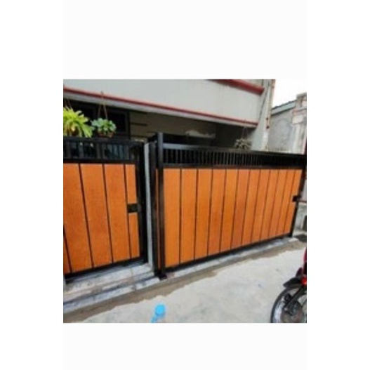 pintu pagar dorong GRC