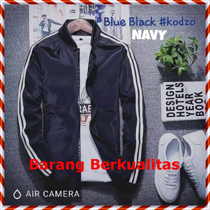 JAKET BOMBER DISTRO ORIGINAL STRIP SERIES Baju Pria - Baju Cowok - Jaket Pria - Jaket Cowok