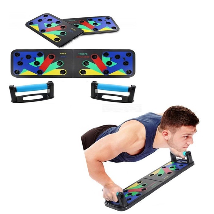 FIT Alat bantu Push Up Papan Push Up Board Home Gym Olahraga Fitness Rumah