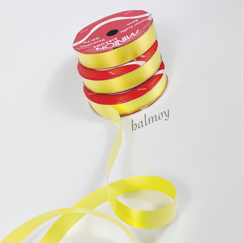 

PITA JEPANG / KADO 3/4 INCI 2 CM WARNA KUNING MUDA #B21