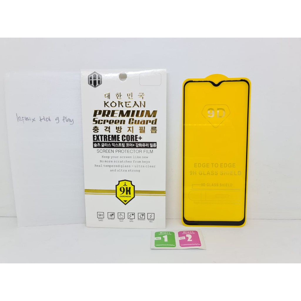 Infinix Hot 9 Play / Hot 12 / Hot 12i / Hot 12 Play Tempered Glass FULL SCREEN TG 5D 9D 21D FULL GLUE