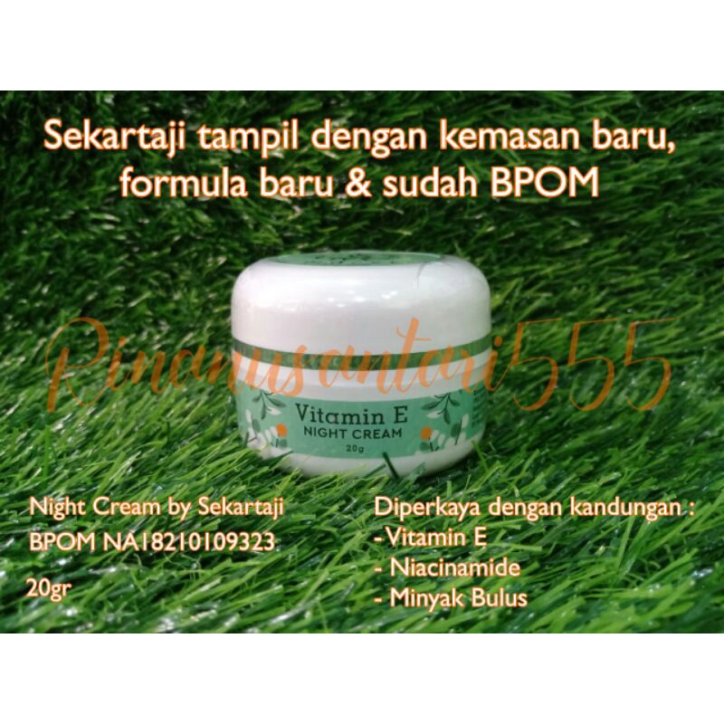 Night Cream Ayu Bulus Ndezt by Sekartaji BPOM Kemasan Baru