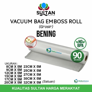 Plastik Vacuum Emboss Roll 5 Meter Vakum Embossed Roll Satuan premium