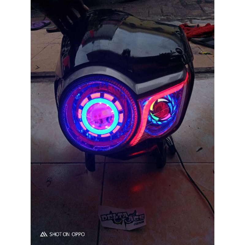 Projie Tiger Pece full sett Komplit l Custom Headlamp Recflektor Tiger Revo Pc