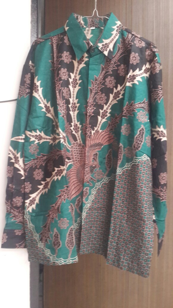 Kemeja Batik Pria Size M L Xl Xxl Slim