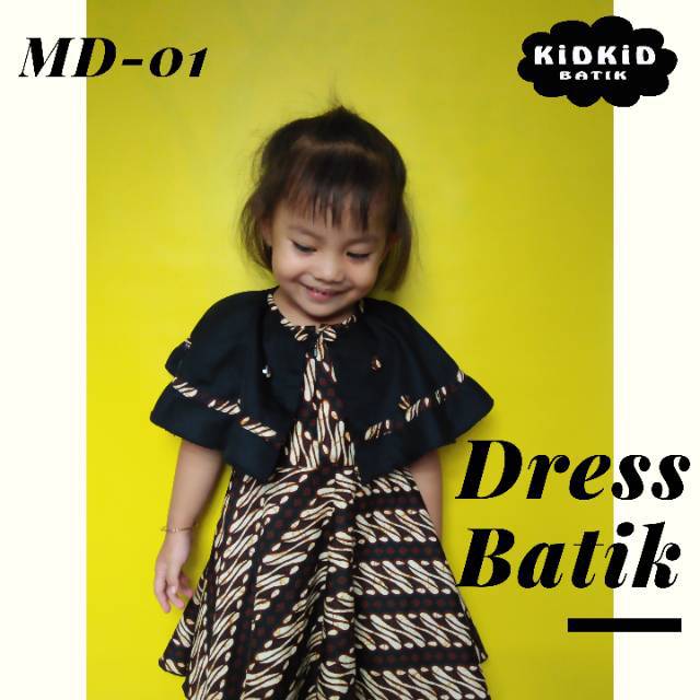 Baju batik anak perempuan umur 9 tahun