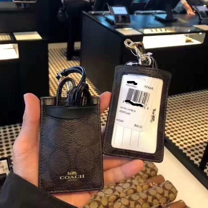 

WC8 card holder / Coach F65573 original/ Kartu kerja /tag / lanyard/ name tag holder/ID Card holder✻ (Diskon)Best ↓