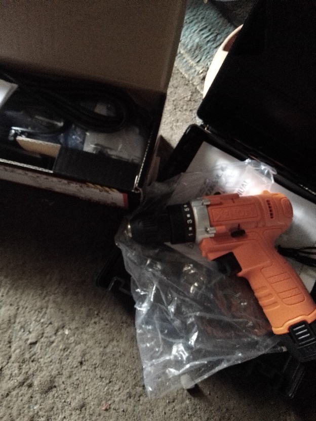 Xenon Cdd500e Mesin Bor Cas Charger 12v Cordless Drill 1 Baterai