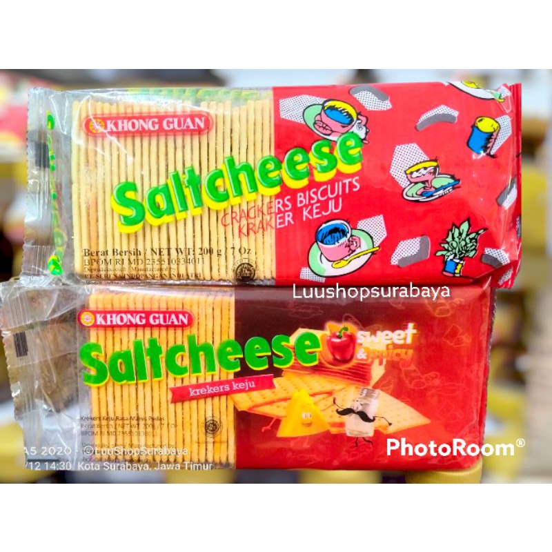 

Khong Guan Saltcheese Crackers 200gr