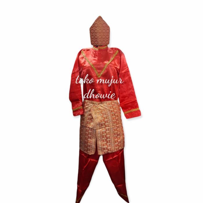 Adat Anak Baju Adat Palembang Xl Anak Laki / Sumatra Selatan