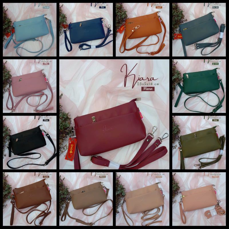 ready stok TAS Dompet KIARA CHOCOLY INOE ZIVARA original