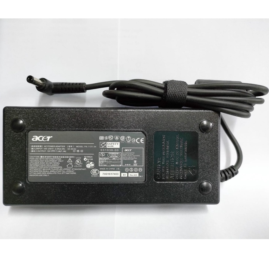 Charger Adaptor Laptop Acer 19V-7.1A (55*25) Nitro V15 V17 VN7-591G PA1131