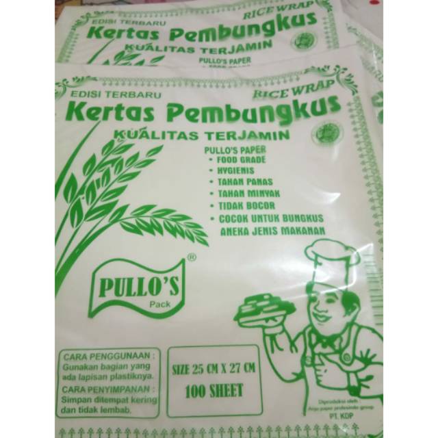 

Kertas Roti Pembungkus Serbaguna isi 100pcs