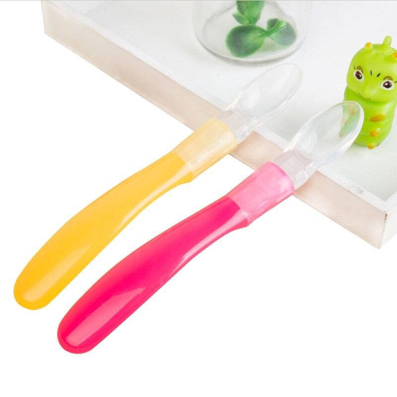 Sendok Bayi Silicone Sendok Makan bayi silikon (5500)